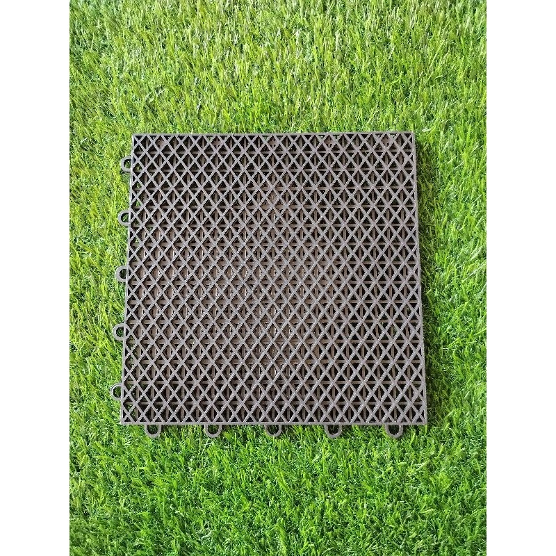 ALAS RESAPAN RUMPUT SINTETIS TEBAL 1 CM UKURAN 25X25 CM - DRAINASE CELL - DRAINASE RUMPUT SINTETIS