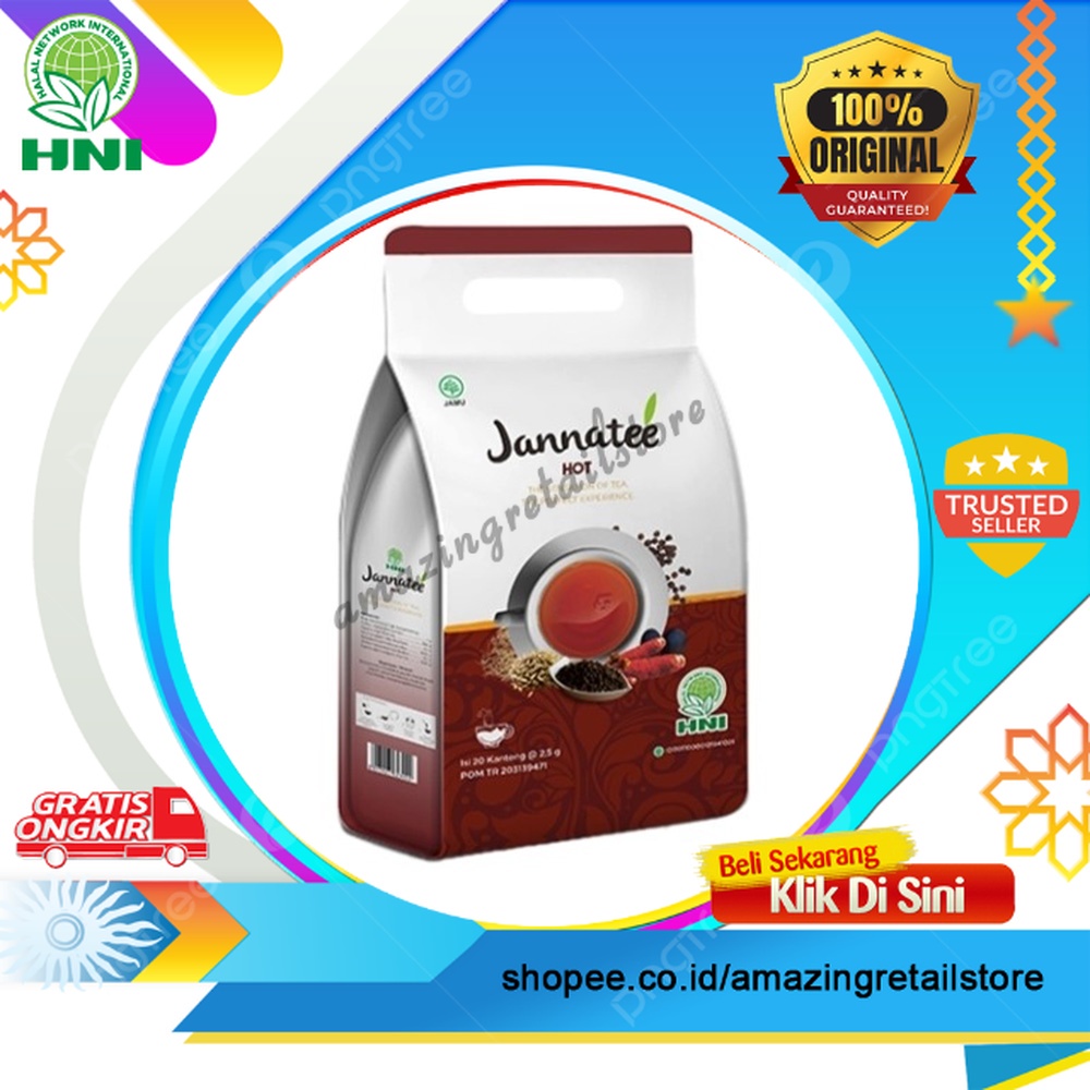 

JANNA TEA HOT HNI TEH EKSTRAK HERBAL ALAMI MENJAGA DAYA TAHAN TUBUH - HNI HPAI ARSSRaaa