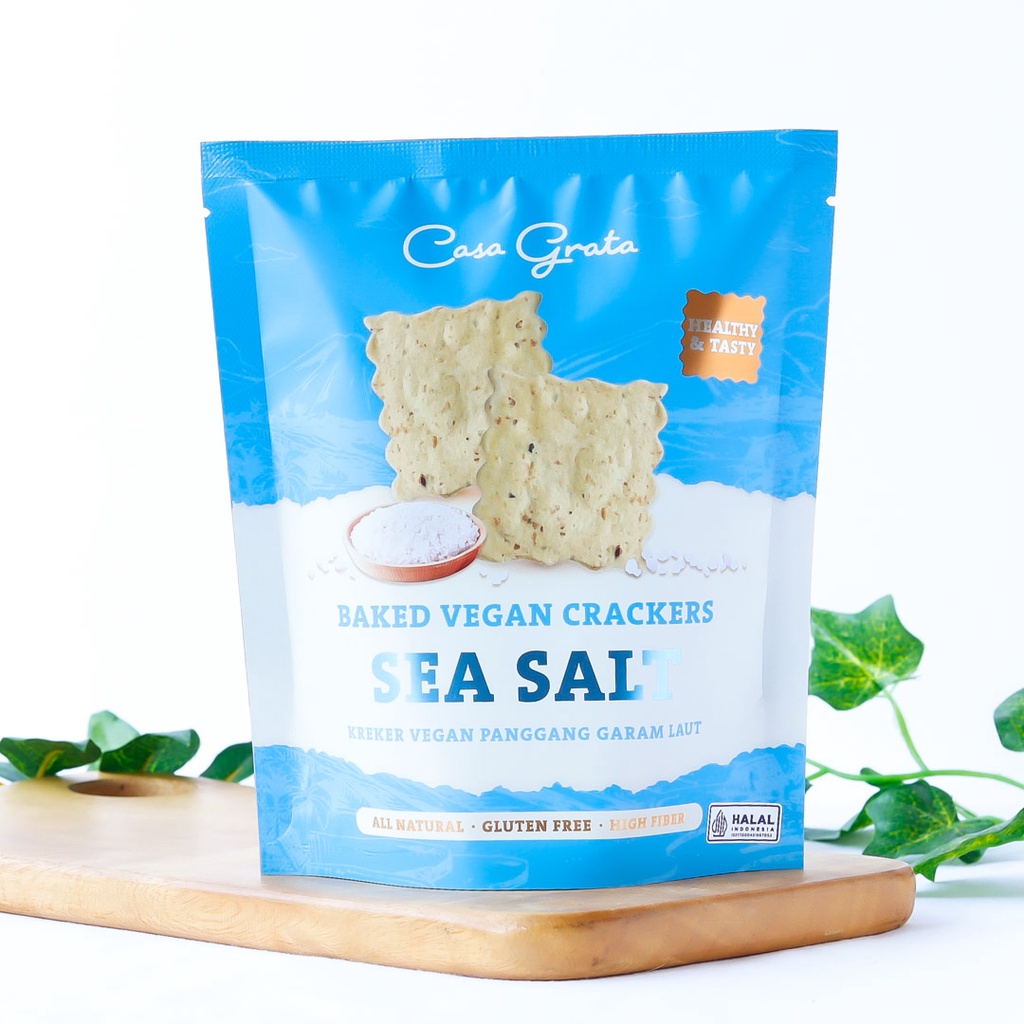 

20G SEA SALT CRACKERS Gluten Free Vegan Crackers SS20 - CASA GRATA