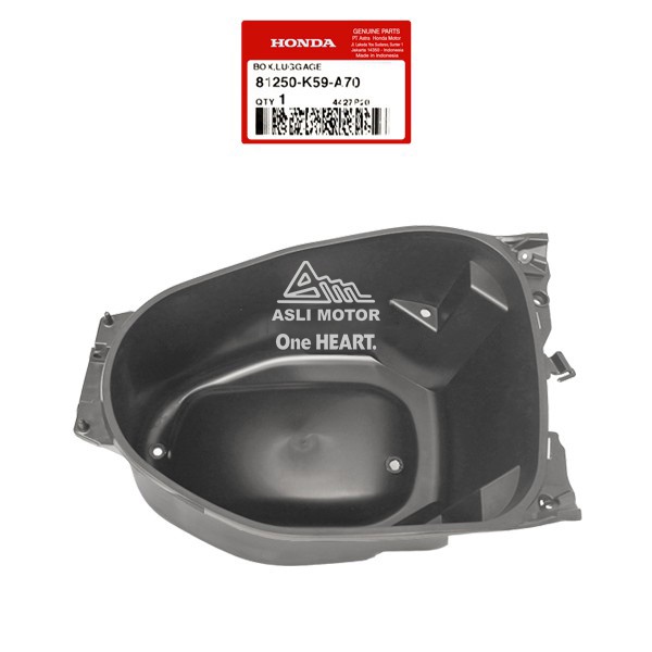 81250-K59-A70 Box Luggage Bagasi Jok Vario 125 150 LED 2018 - 2021