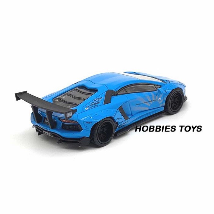 Mini GT 57 LB Works Lamborghini Aventador Light Blue