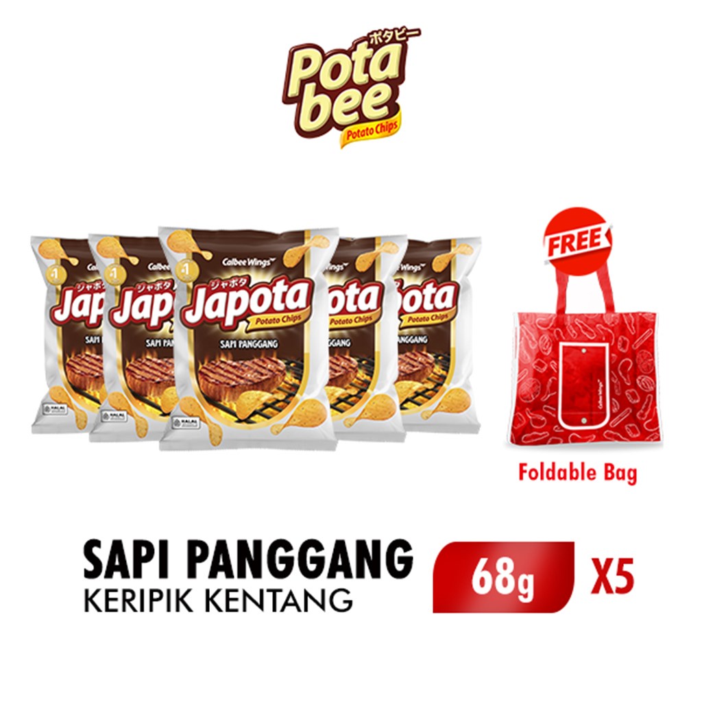 

Japota Beef BBQ 68 Gr x5 Free Totebag