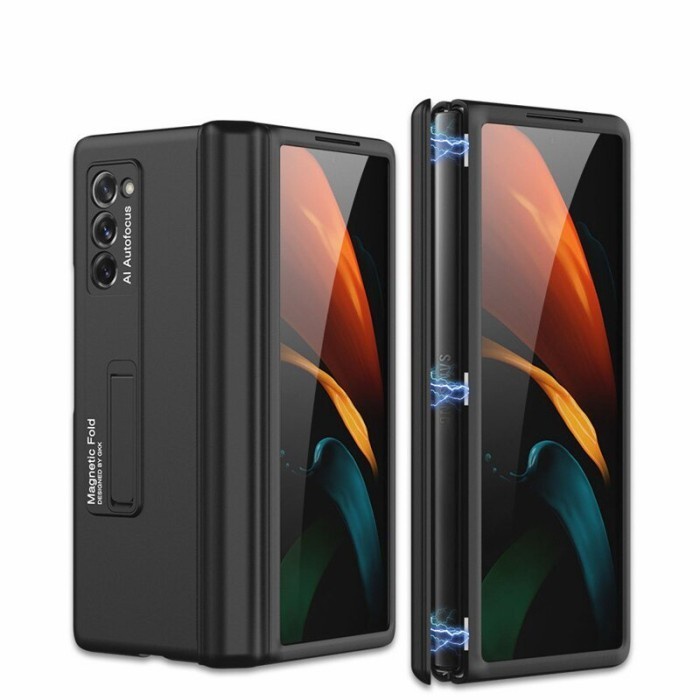 Case Samsung Galaxy Z Fold 2 5G Stand Frame Magnetic Case GKK Original