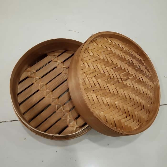 klakat bambu 18 cm per set/Klakat dimsum 18 cm per set