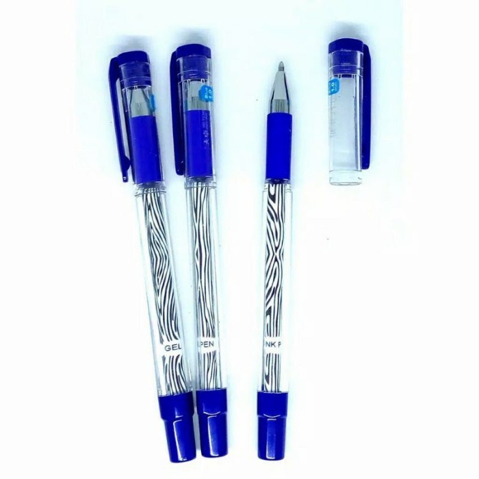 

TIZO TG340 1.0mm BIRU Bolpen pena Gel ink pen 1Pack / 12Pcs