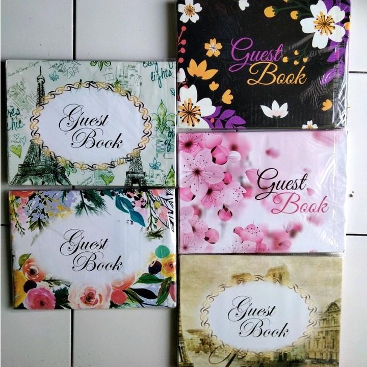 

Buku Tamu untuk Pernikahan, khitan dan acara lain