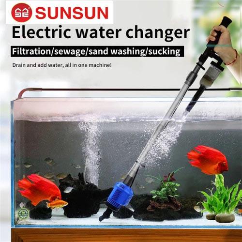 Vakum Aquarium Penyedot Air Aquarium Vacum Listrik Sand Gravel Pembersih Aquarium Penyedot Air Aquar