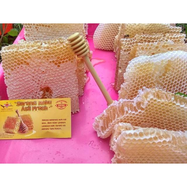 

Sarang Madu Murni 500 gram Madu Sarang Asli Murni Mellifera dan Cerana Raw Honey Manis Nikmat