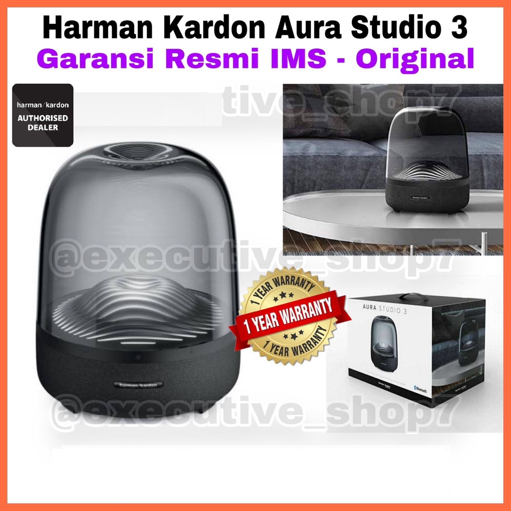 Harman Kardon Aura Studio 3 - Speaker Bluetooth Portable - Garansi Resmi IMS - Original