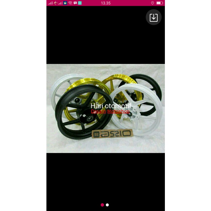 velg tapas lebar axio 3v pnp for vixion old Dan new, Scorpio dll