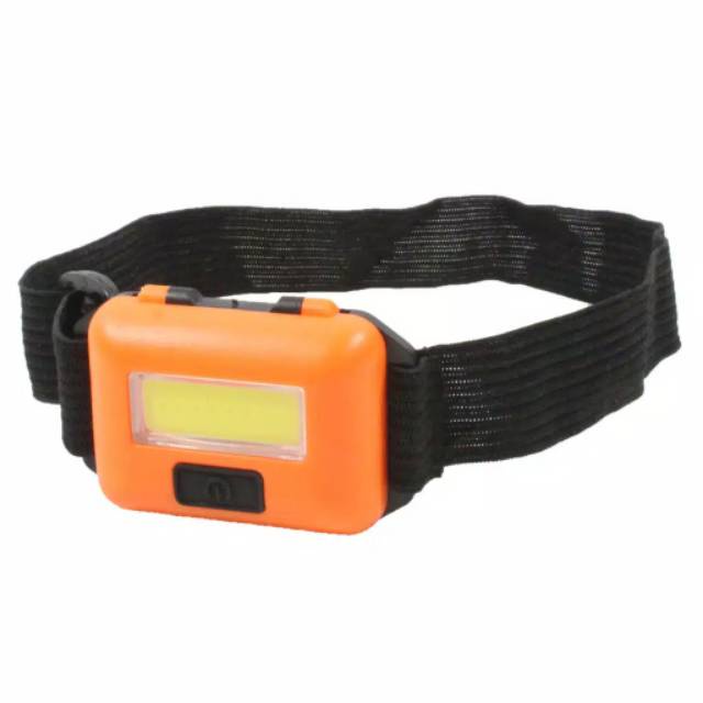 Headlamp Senter Kepala Mini COB Led Headlamp Mini COB Led Baterai AA x 3