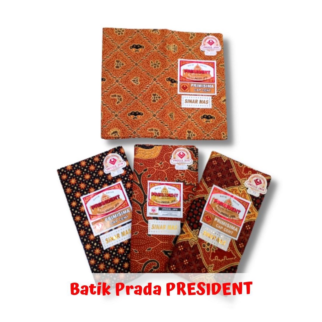 Kain Batik Presiden Prada | Batik Prodo Prada Glitter emas