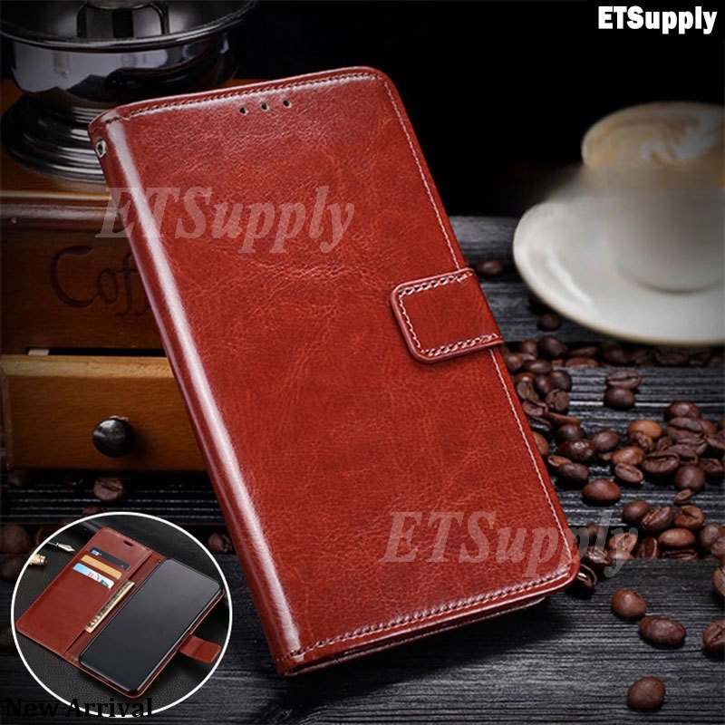 Flip case casing Sharp Aquos V7 Plus R9 R10 Pro Sense 9 10 Leather Wallet Card Holder AutoSleep Phon