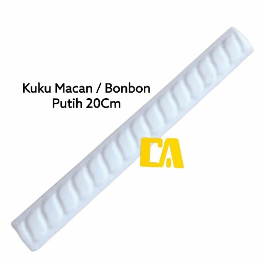 KUKU MACAN / BON-BON / LIS KERAMIK 20CM PUTIH / WHITE