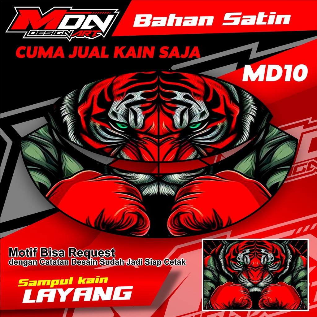 Kain Layangan Gapangan Pegon Lembaran Full Printing Bahan Satin High Quality