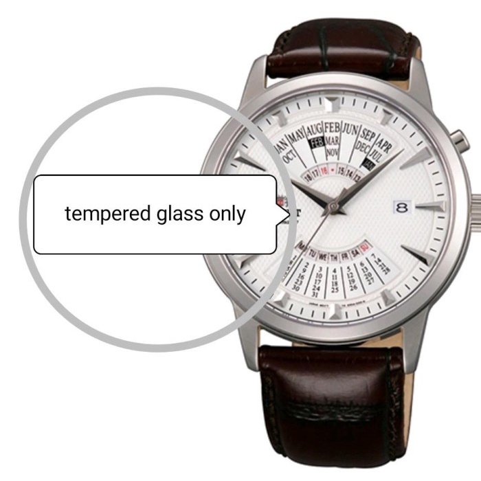 TG tempered glass for ORIENT EU0A005W anti gores jam tangan pelindung layar screen protector watch s