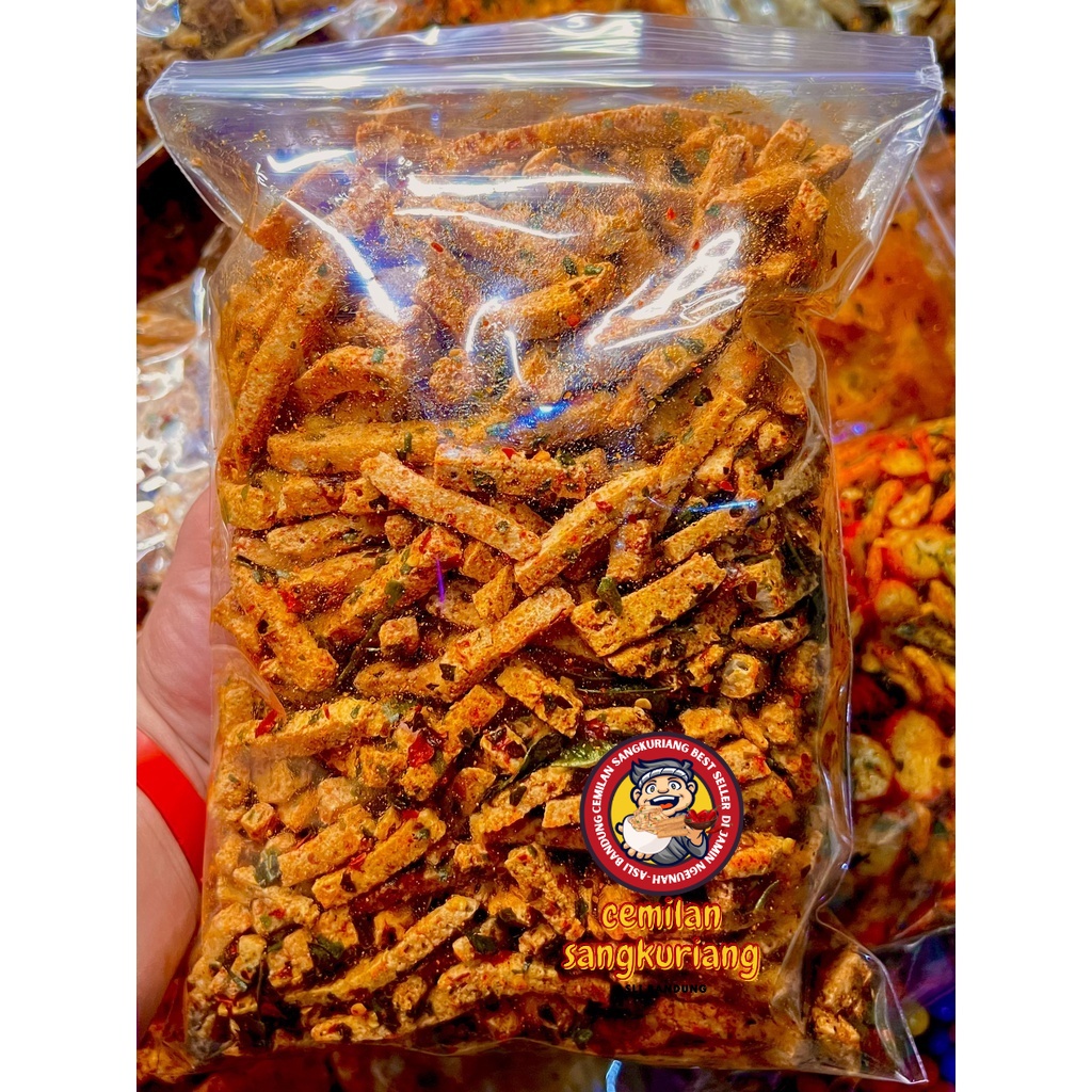 

Baso Goreng/Basreng Stik 1kg/Pedas Daun Jeruk AGEN SNACK