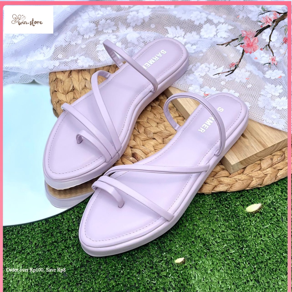 Flat Shoes Terkini / SARMER - NAURA FLAT SPON LILAC