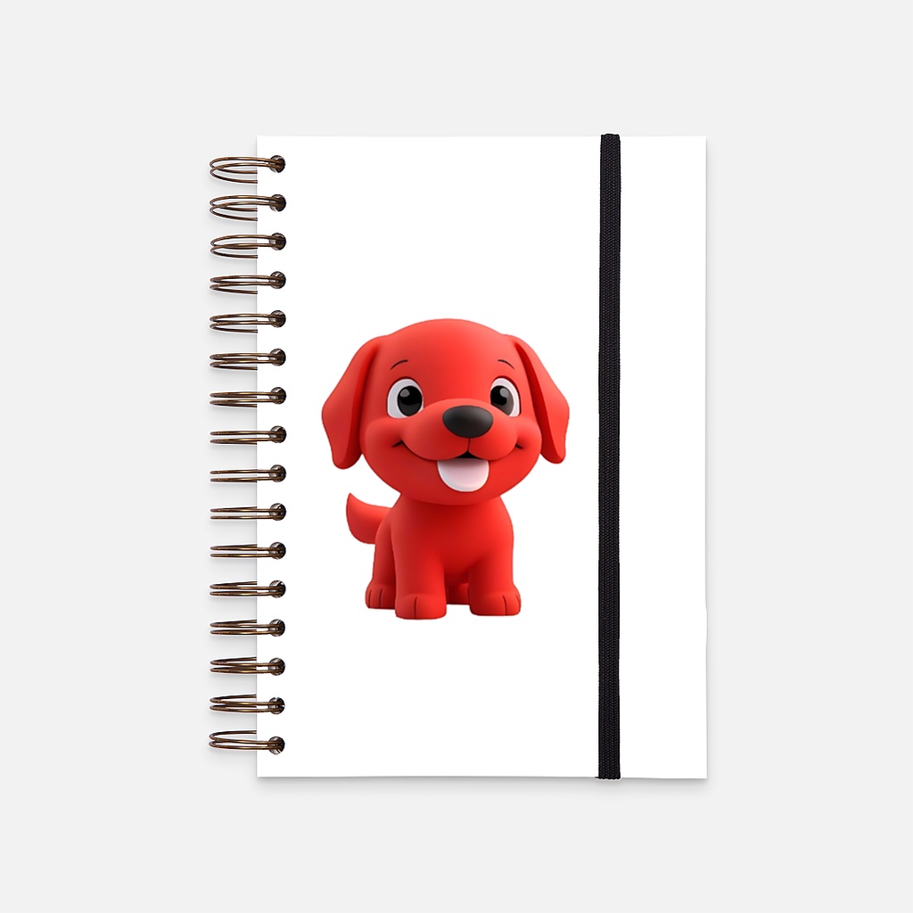 

Hard Cover Notebook Anjing merah lucu gemesin