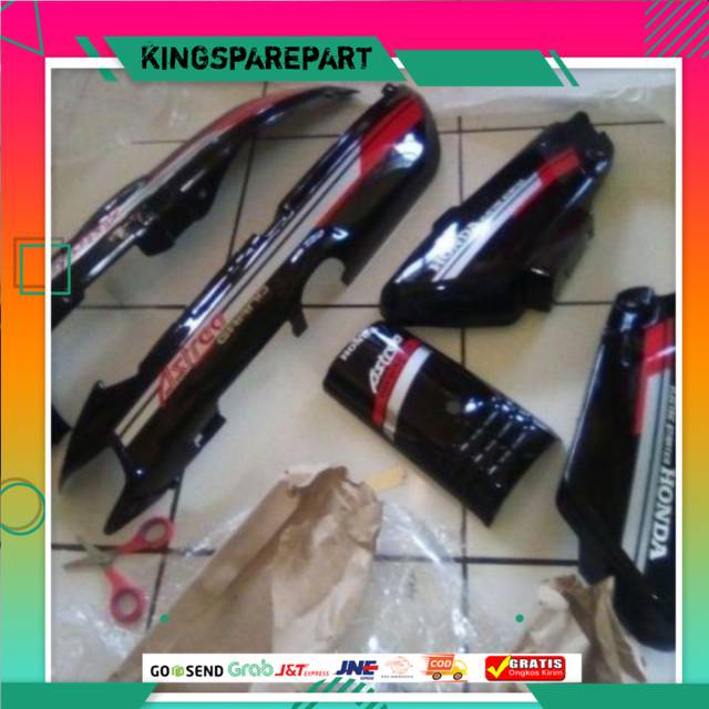 Paketan Cover Body Astrea Grand Bulus 1991 - 1992 - 1993 / Full Body Grand Bulus