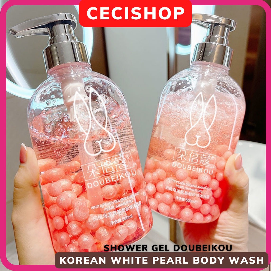 KOREAN WHITE PEARL BODY WASH / SHOWER GEL DOUBEIKOU / Korea Whitening Body Wash Doubeikou