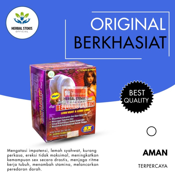 Termurah Kapsul Beruang Putih Original Asli