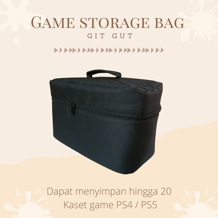 MURAH-  Tas Busa / Tempat Penyimpanan / Storage CD BD Box Game Kaset PS4 PS5- 1.2.23