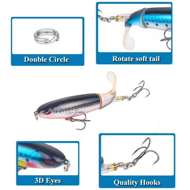 ‼️COD‼️ LCKMNOFCLSTR Atriptime Umpan Pancing Popper Fishing Lure Bentuk Ikan Long Tall 13G - SCF3109 ‼️COD‼️