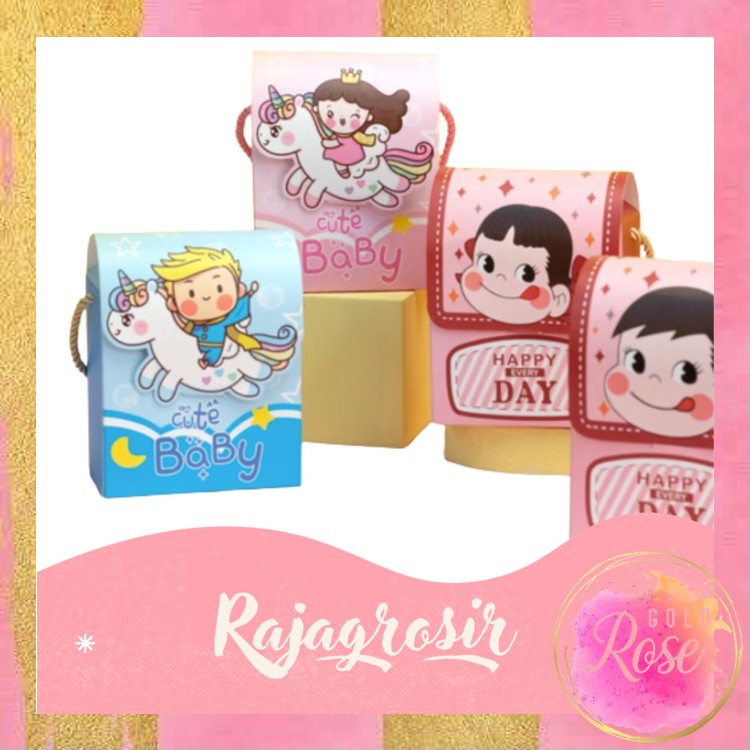 

ℛ - 6036 Paper Bag Ulang Tahun Anak / Goodie Bag Ulang Tahun / Tas Bingkisan Birthday / Goodie Bag Karakter Kartun Lucu