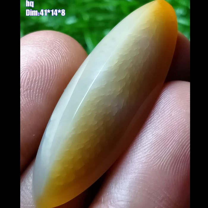 Natural Batu Akik Pandan Kapas Semu Nanas Sutra Merah Lumut OliAntik25