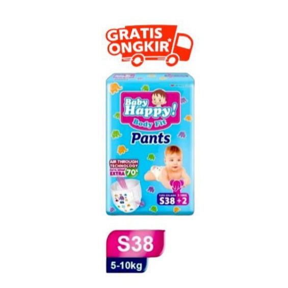 Baby Happy Pants S40 - M32 - L28 - XL26 XXL24 Free Ongkir