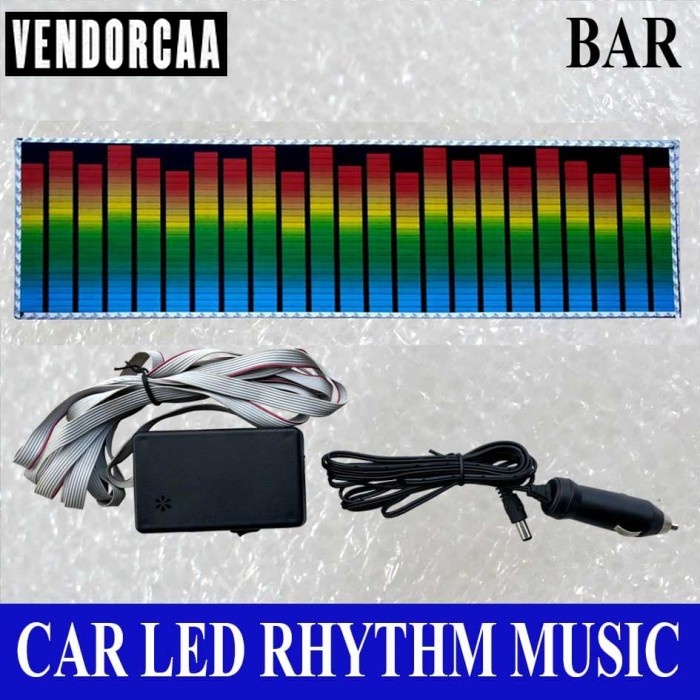 Lampu LED Music BAR - Car LED Rhythm Music - Lampu Disco - LED Sticker
