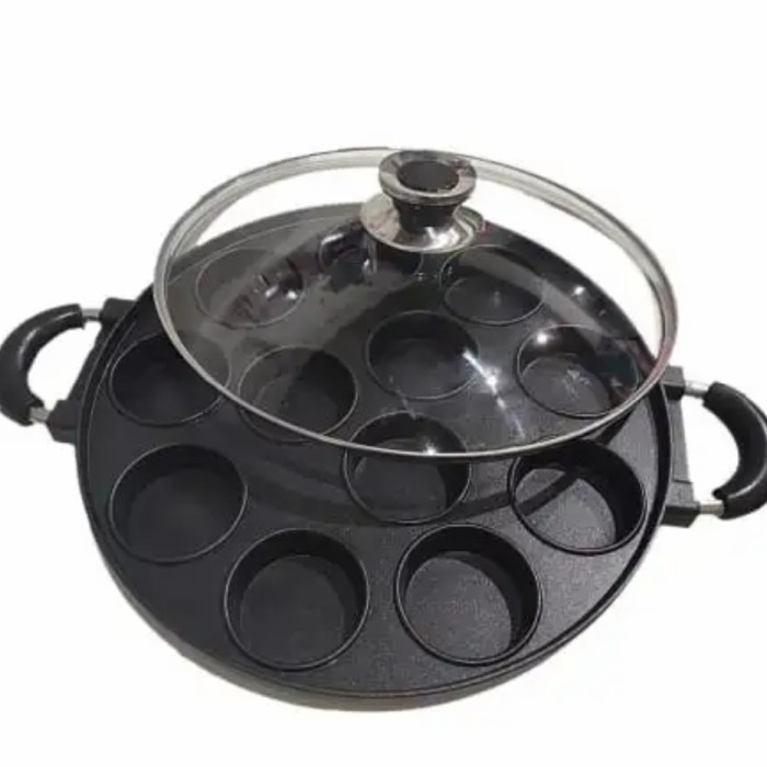 Cetakan kue 12 lubang datar HC Happy Call Suggo loyang kue apem - SUGGO