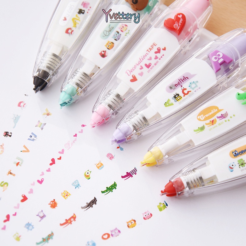 

COD❤️ Pita Koreksi Terintegrasi Portabel Pita Korea Lucu Koreksi Kreatif DIY Buku Harian Siswa Pita Koreksi Mini Lucu-yy