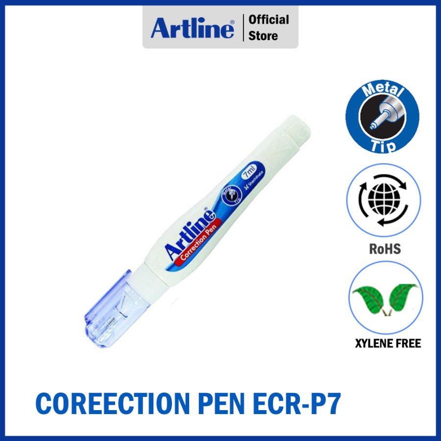 

Artline Correction Pen ECR-P7 7ml - Correction Fluid / Tip-Ex Cair Artline ECR-P7