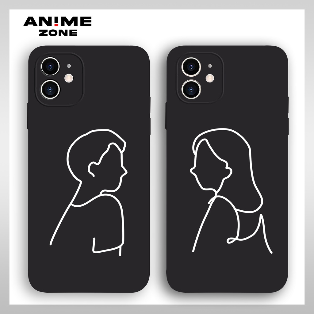 Softcase Oppo A16 A54 A3S A5S A15 A58 A78 A17 A57 A16K AZ362 Couple Boy Girl Paint Aesthetic Premium