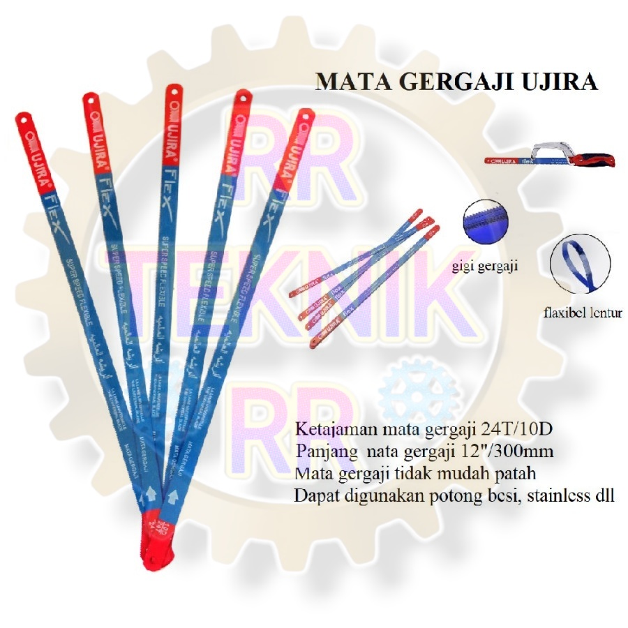 Mata gergaji Besi 24T mata gergaji Kayu Plastik Besi 12 Inch