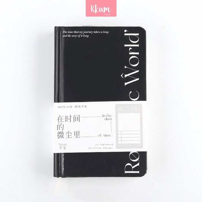 

Notebook tebal/ Buku Jurnal/ Agenda buku/ Diary aesthetic/Buku catatan - Black World