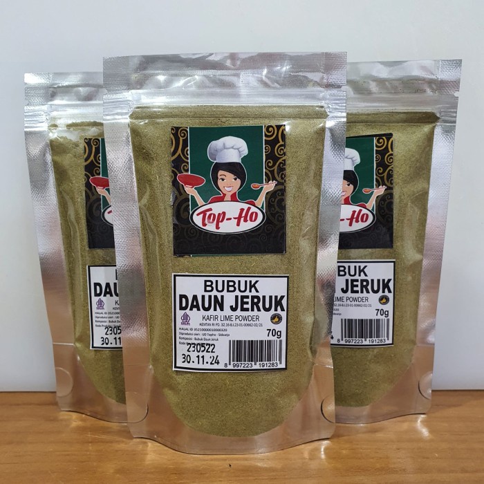 

BUBUK DAUN JERUK / KAFFIR LIME POWDER pack 70g