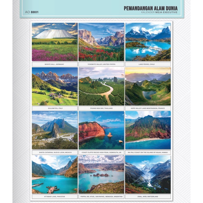 

Kalender Meja 2024 Executive Design - 8801 Pmd Luar