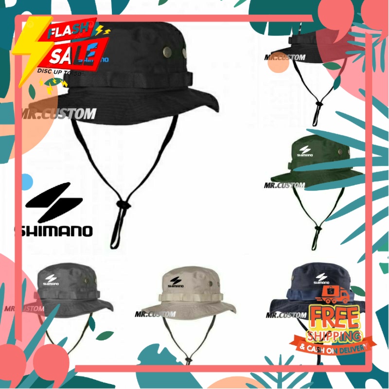 SIAP MANCING ALAT PANCING //Topi Fishing Shimano /Topi Mancing outdoor/Topi Rimba Adventure Pria Wan