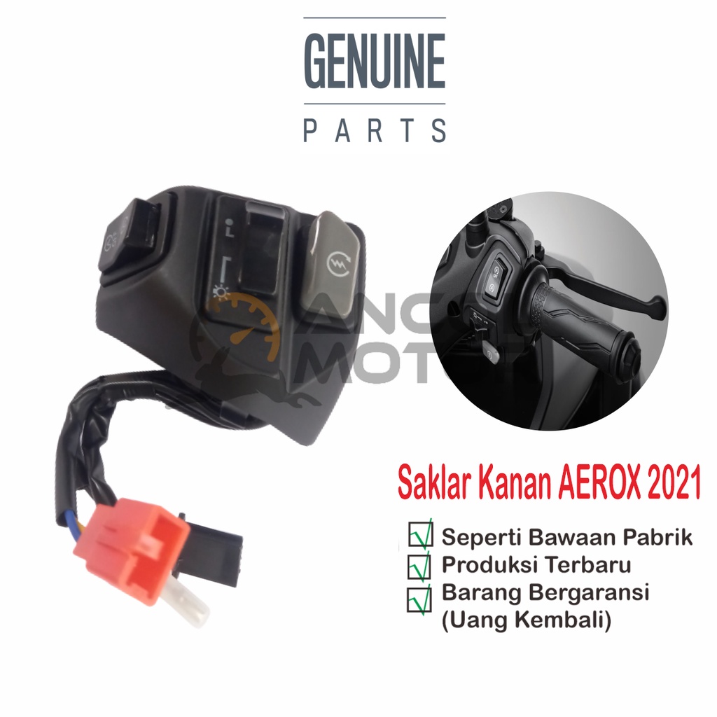 Lokal Switch Saklar Kanan AEROX New 2021Tombol Stater Lampu Yamaha