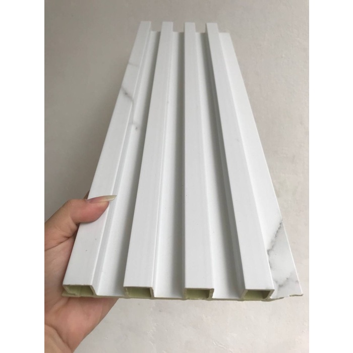 DeCore Wpc Wall Panel Marmer Panel Dekor Dinding 3meter 24mm 300x16cm