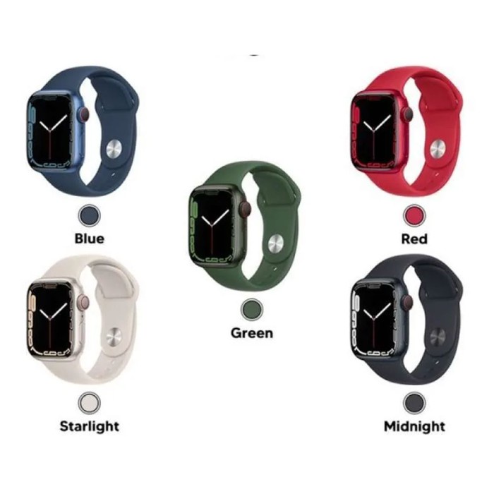 iBox  Watch Series 7 2021 45mm 41mm Nike iWatch - 45mm, Red