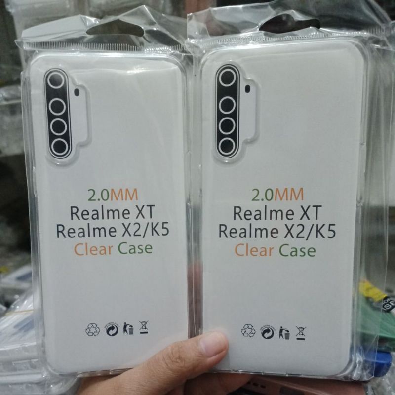 Case Clear/Bening Realme XT/Real X2/K5 Casing Transparan Original
