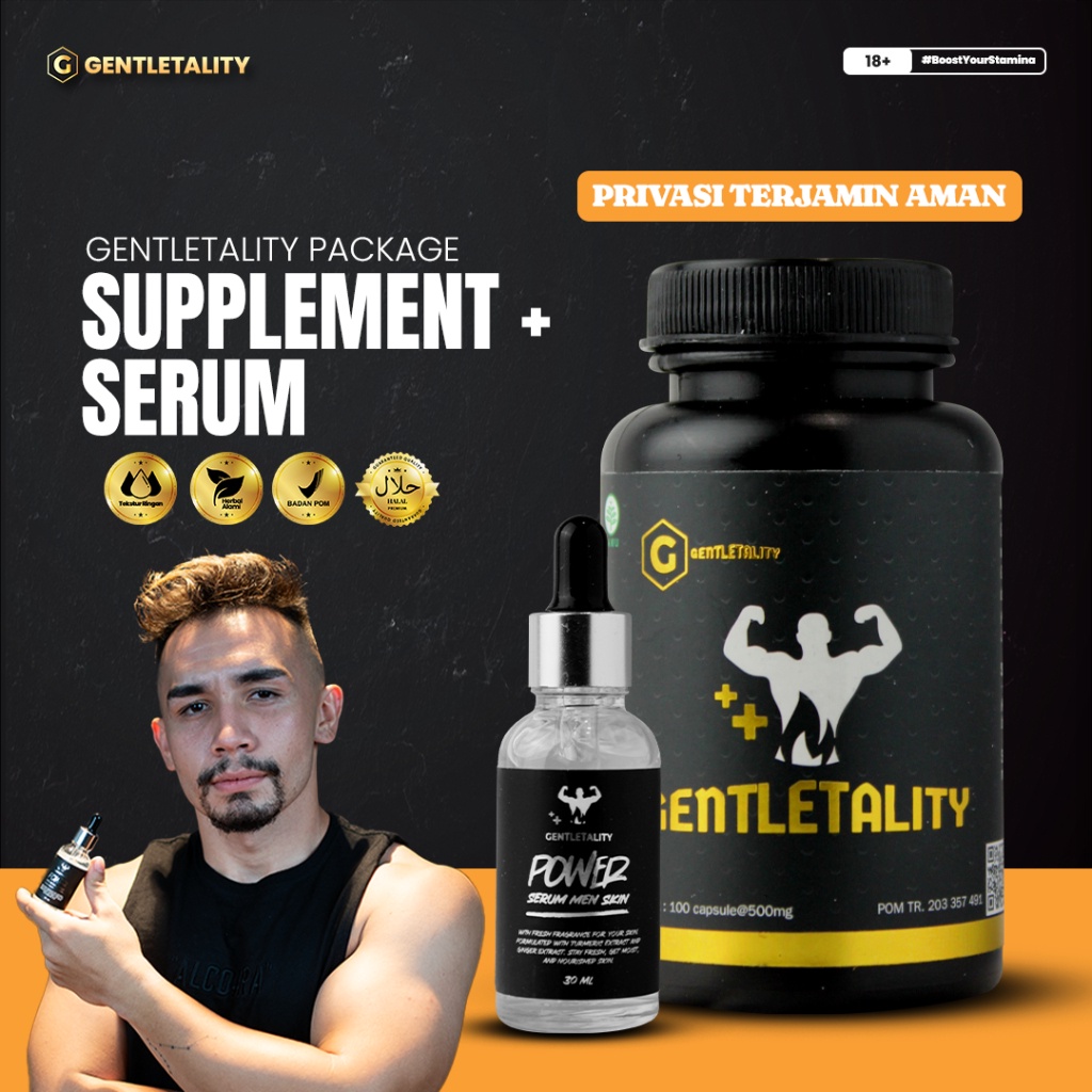 GENTLETALITY - Paket Bundling (Serum + Kapsul isi 50)