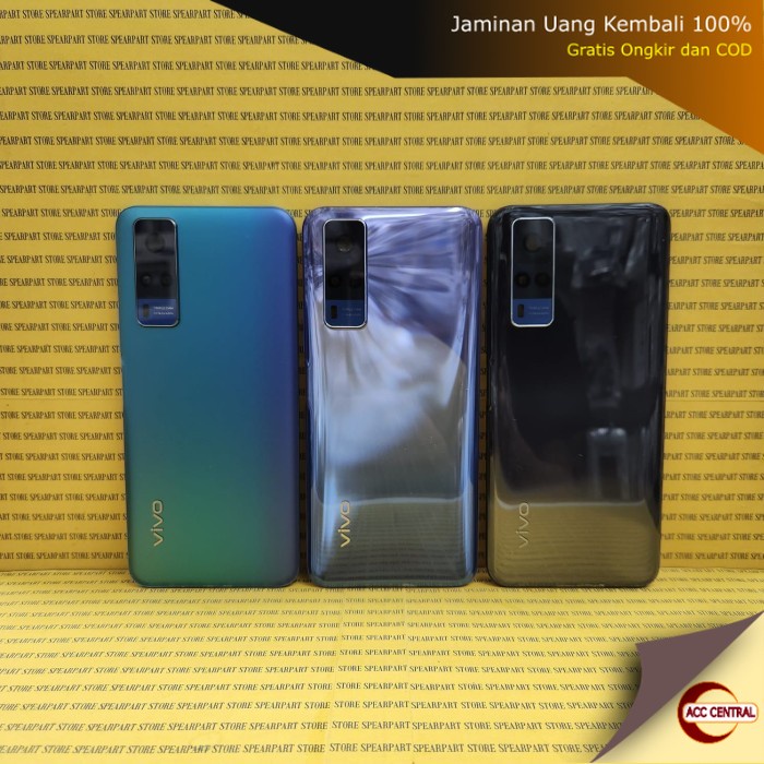 Housing Casing Backdoor Fullset Vivo Y51 2020 / Y51A ( Back Cover + Bezel )