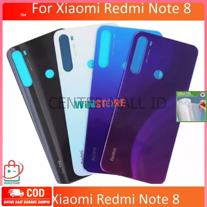 ORI BACKDOOR BACKCOVER CASING TUTUP BELAKANG  XIAOMI REDMI NOTE 8 XIAOMI REDMI NOTE 7/7PRO KACA CAME