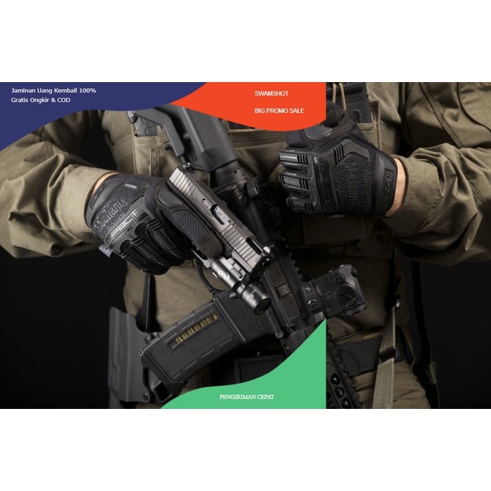 Sarung Tangan Motor Impact Tactical Glove Mechanix Mpact M-Pact Covert