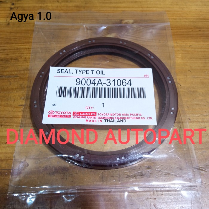 OIL SEAL CRANKSHAFT SEAL SIL AS KRUK BELAKANG AGYA ALYA 1.0